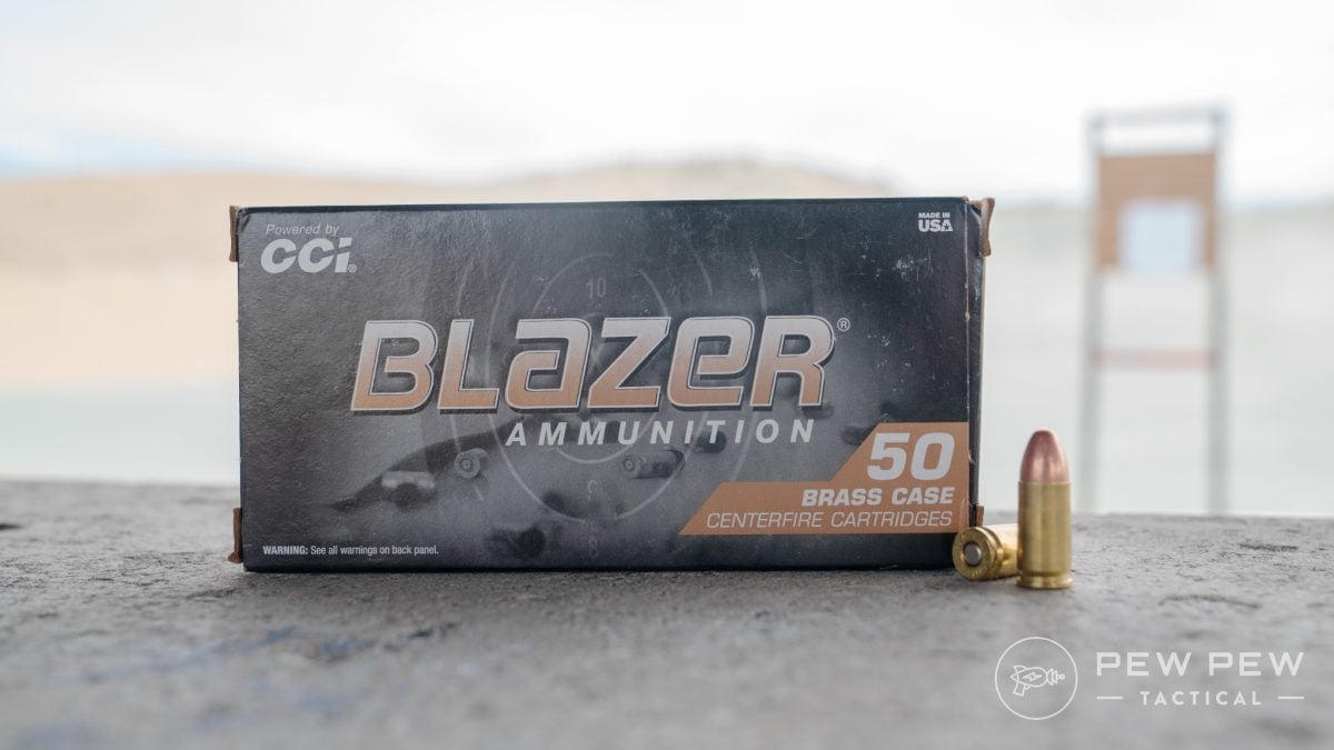 Blazer 124gr 9mm ammo