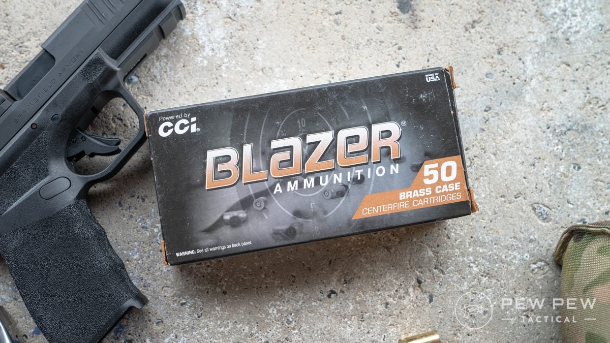 Blazer 124gr 9mm ammo
