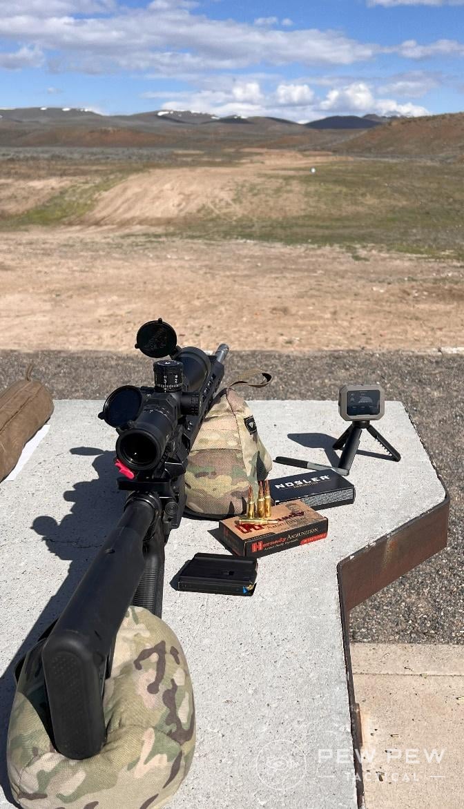 Long-range AR-15 shooting