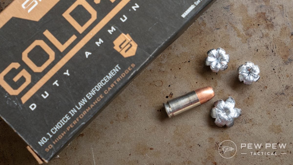 Speer Gold Dot 124gr +P 9mm ammo