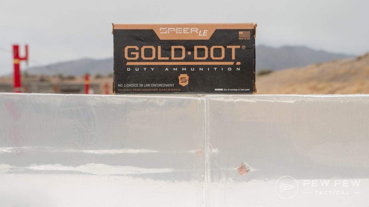 Speer Gold Dot 124gr +P 9mm ammo
