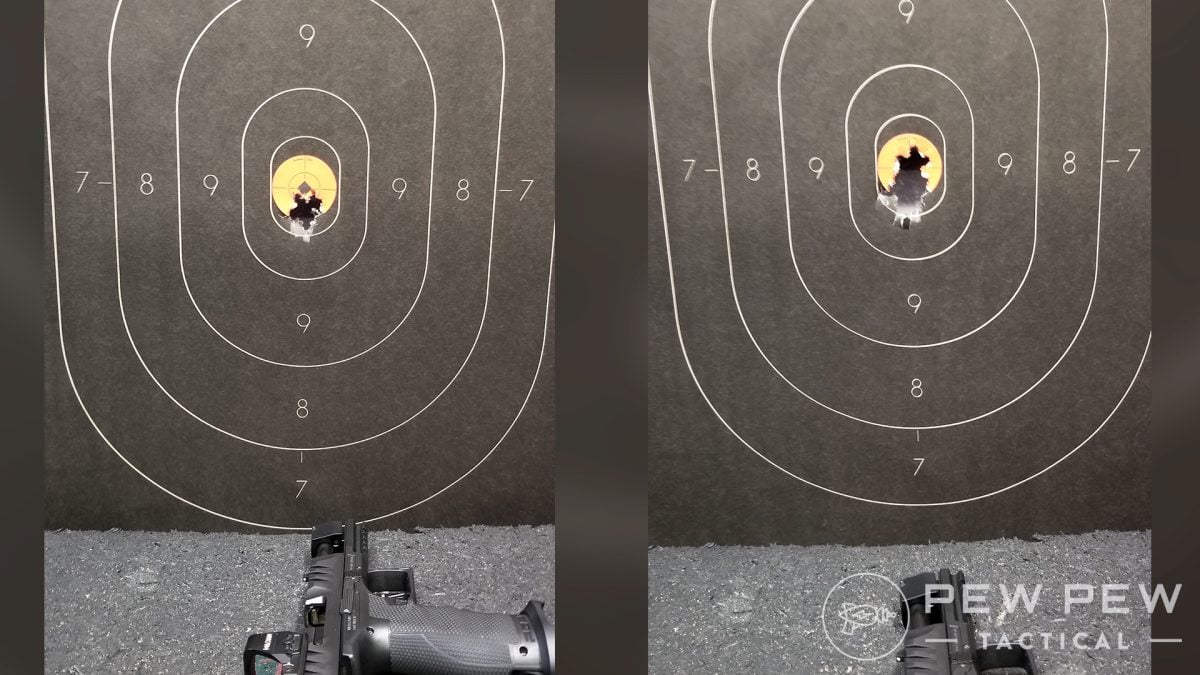 Walther PDP Pro-X 7 and 10 yard groups