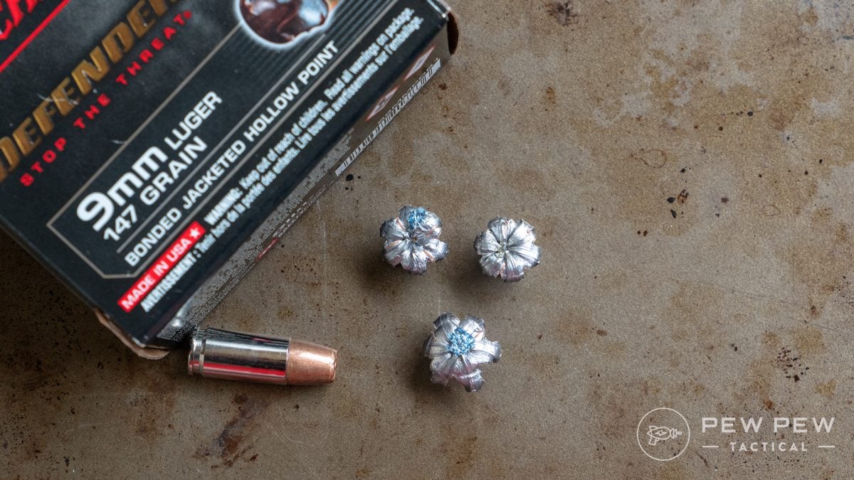 Winchester Defender 147gr 9mm ammo
