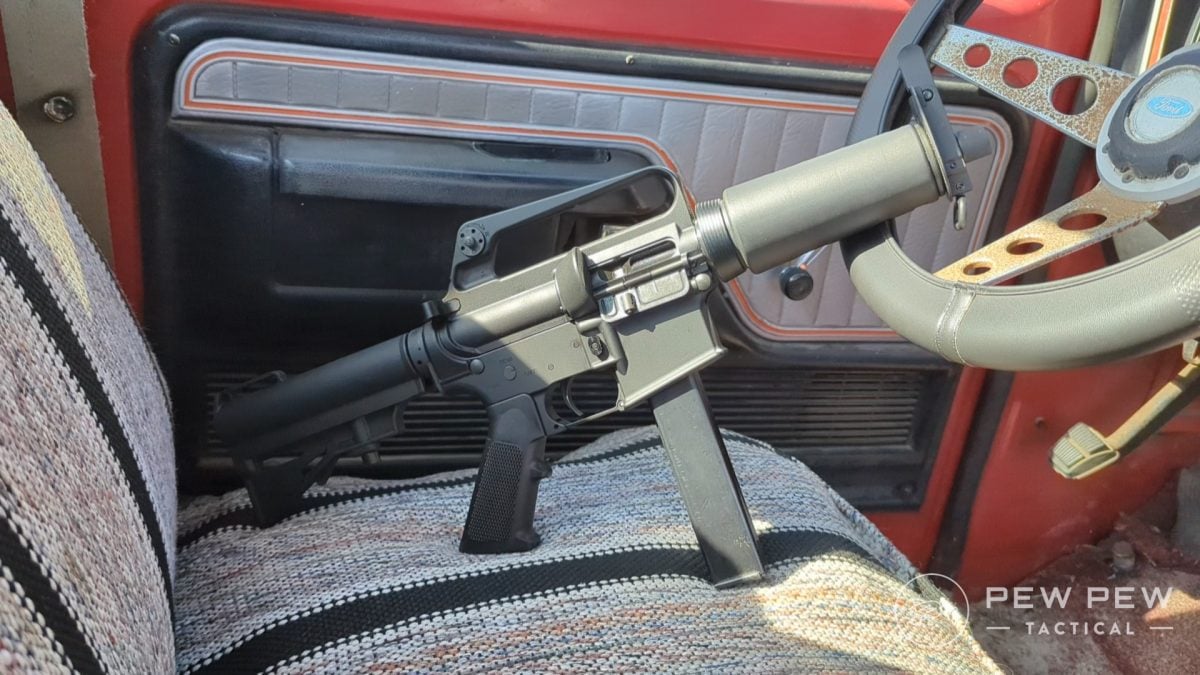 H&R Retro DOE in truck
