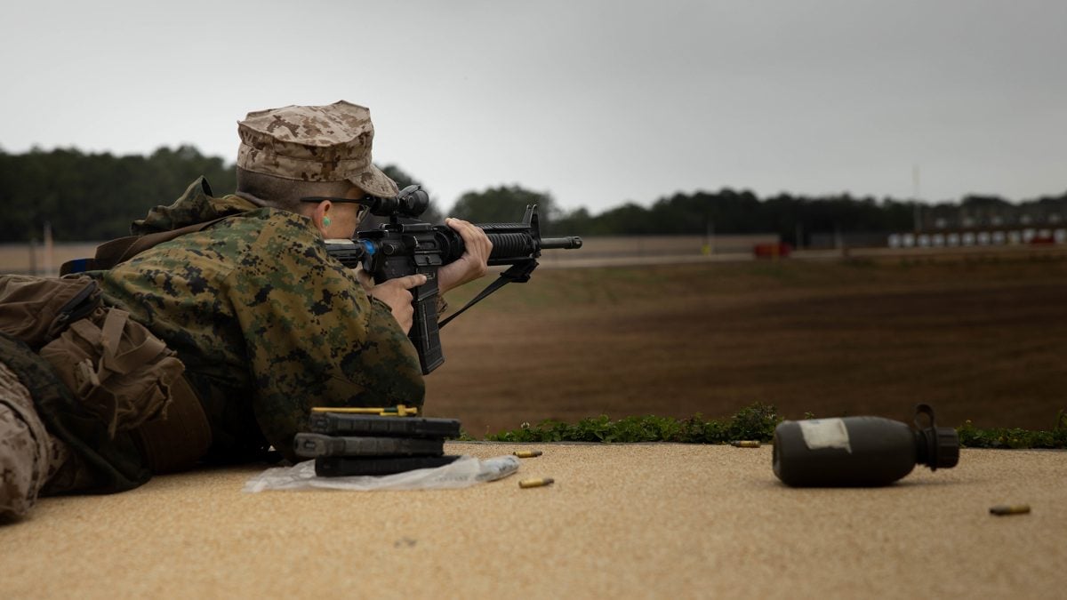 Military firearms training
