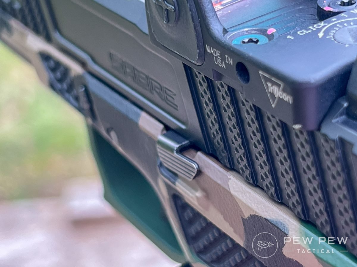 PSA Sabre Dagger slide release
