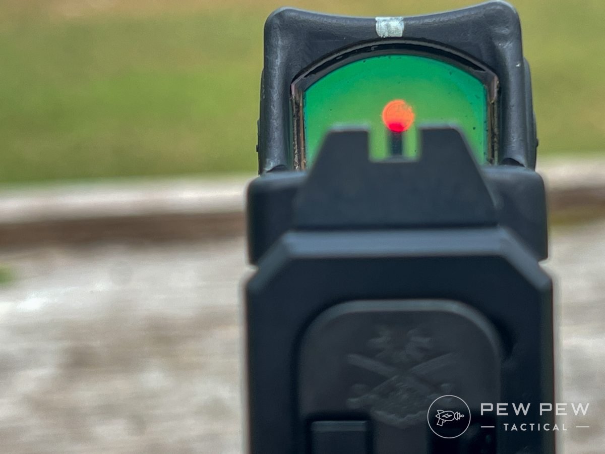 PSA Sabre Dagger view through