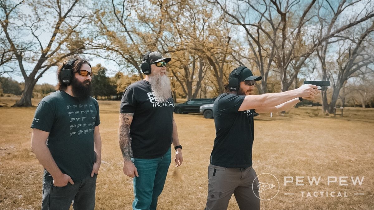Scott shooting the Glock 30 Gen 5