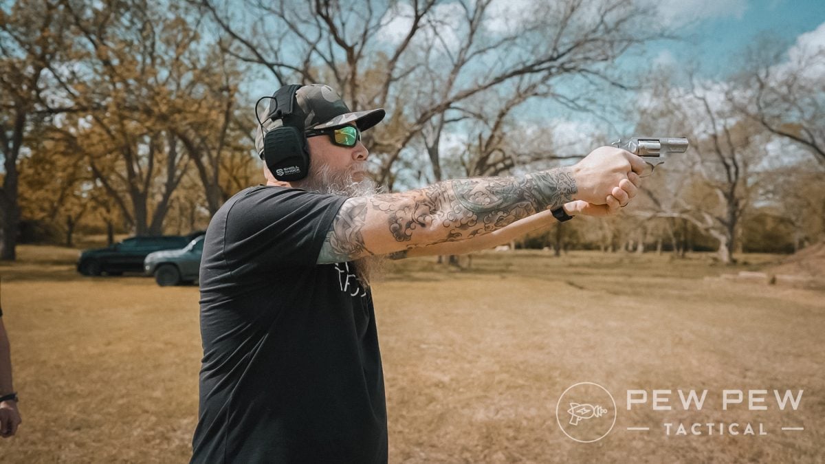 Sean Shooting the Ruger SP101