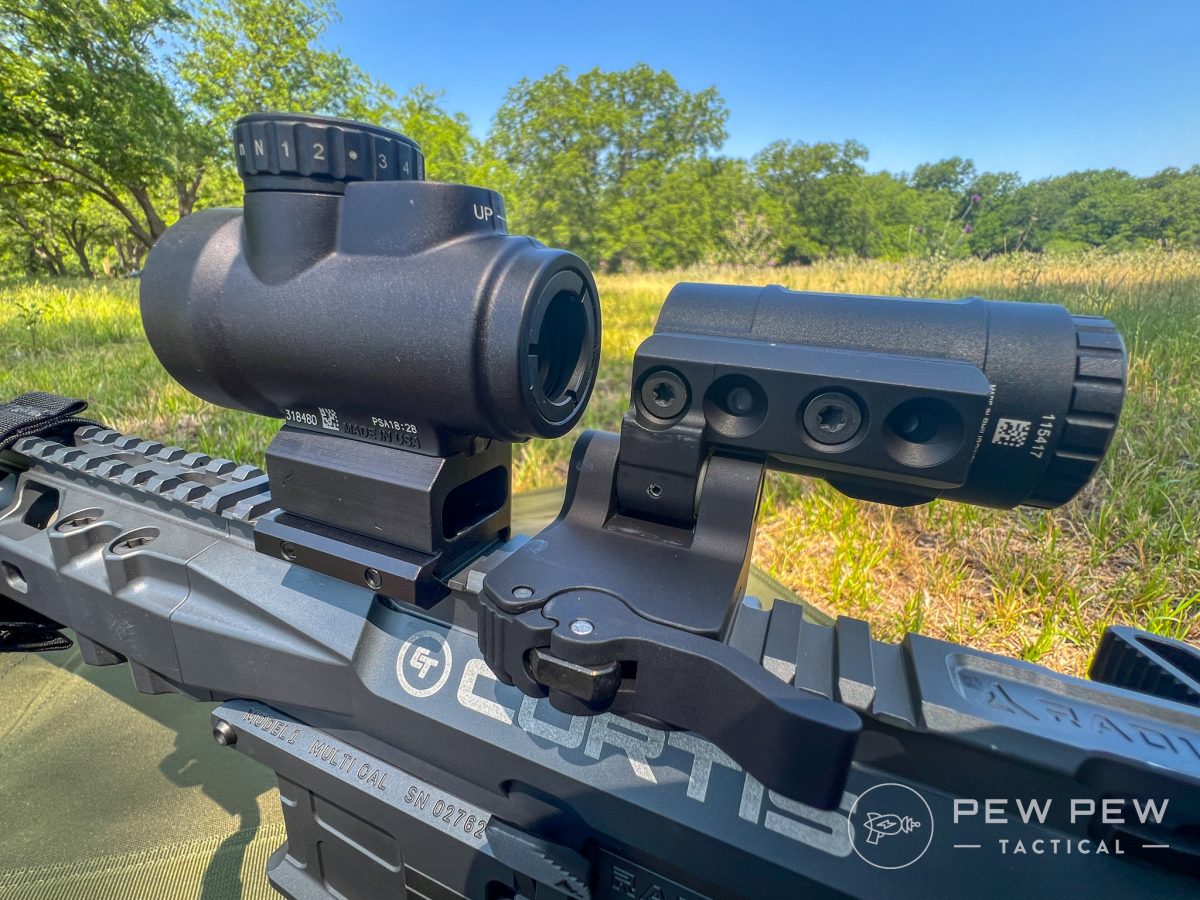 Trijicon MRO HD and 3X left open