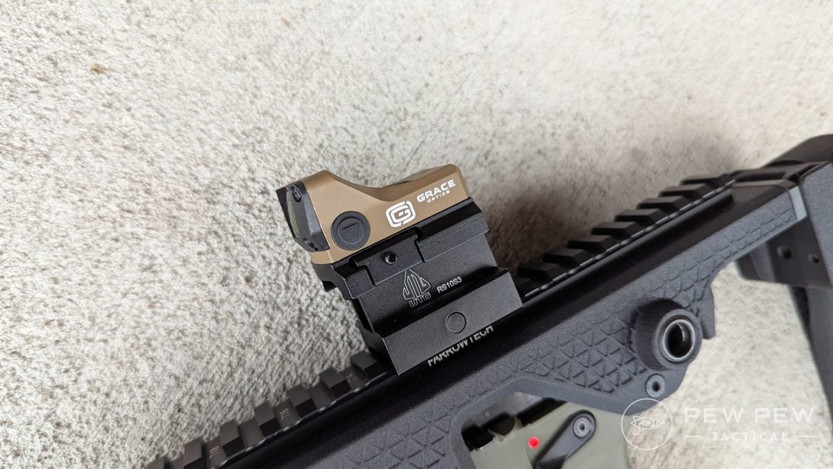 Temu pistol red dot