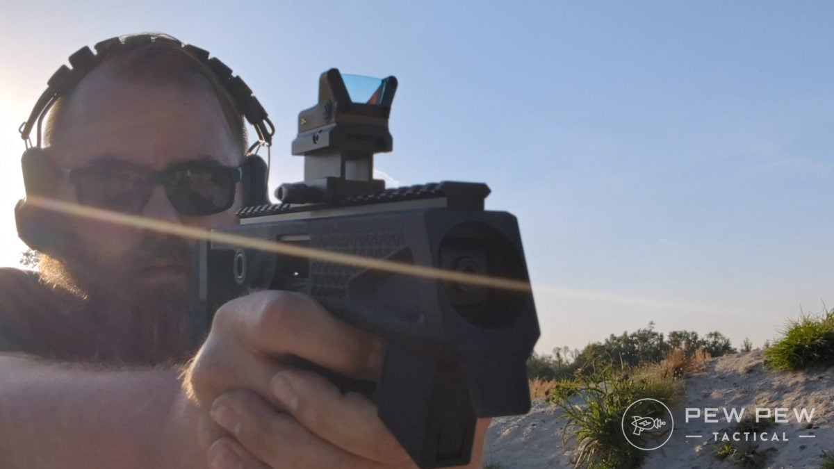 Temu pistol red dot