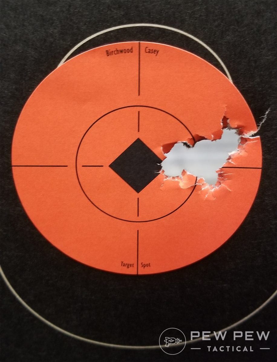 Springfield SA-35 7 yard target