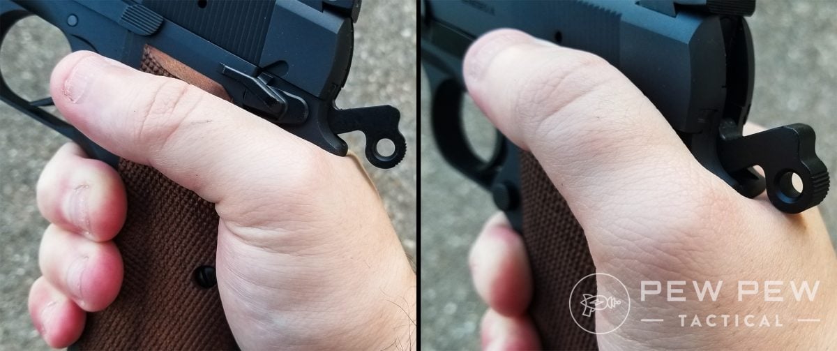 Springfield-SA-35 Normal and High Grips