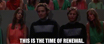 Time to Renew