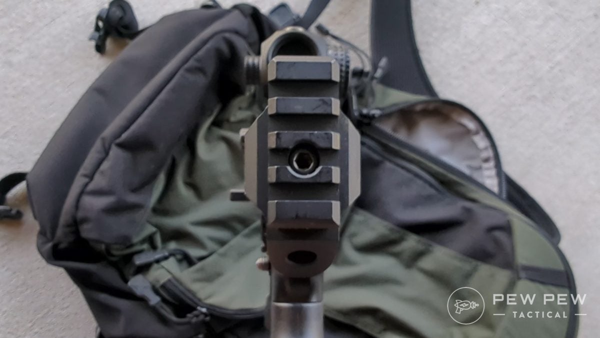 BCA BC-9 rear Picatinny rail