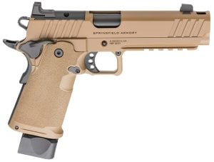 Springfield Armory 1911 DS Prodigy Comp AOS 9mm pistol, coyote brown – $1,199.99 image