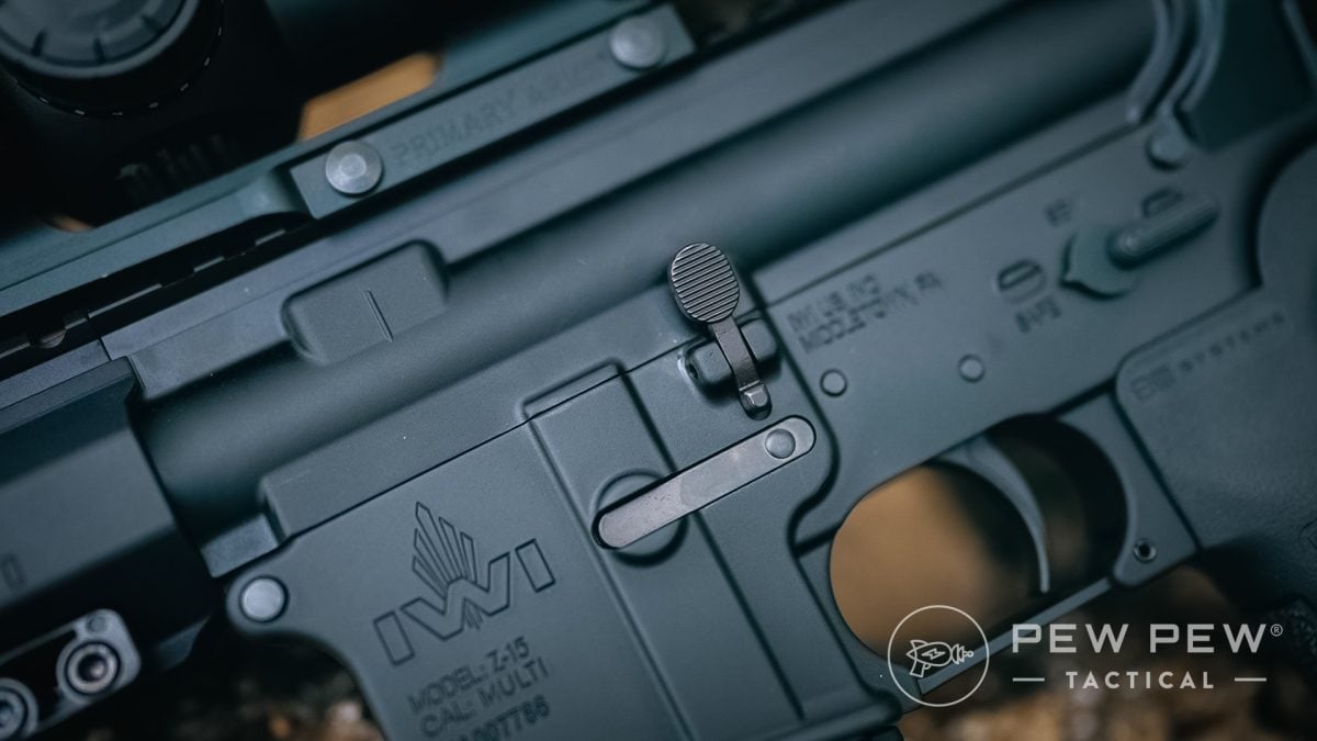 IWI Zion-15 controls
