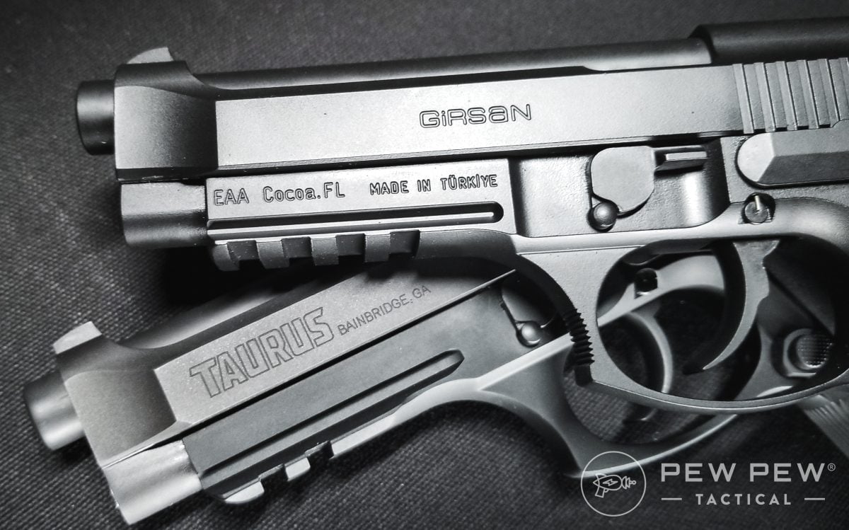 Taurus PT92 & Girsan Regard