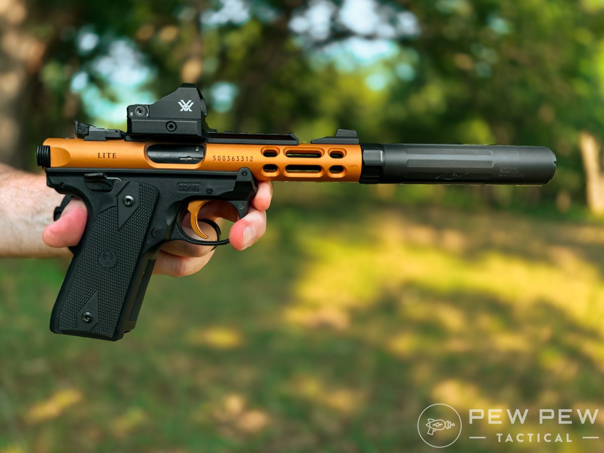 Dead Air Mask .22LR Suppressor on Ruger Mark IV