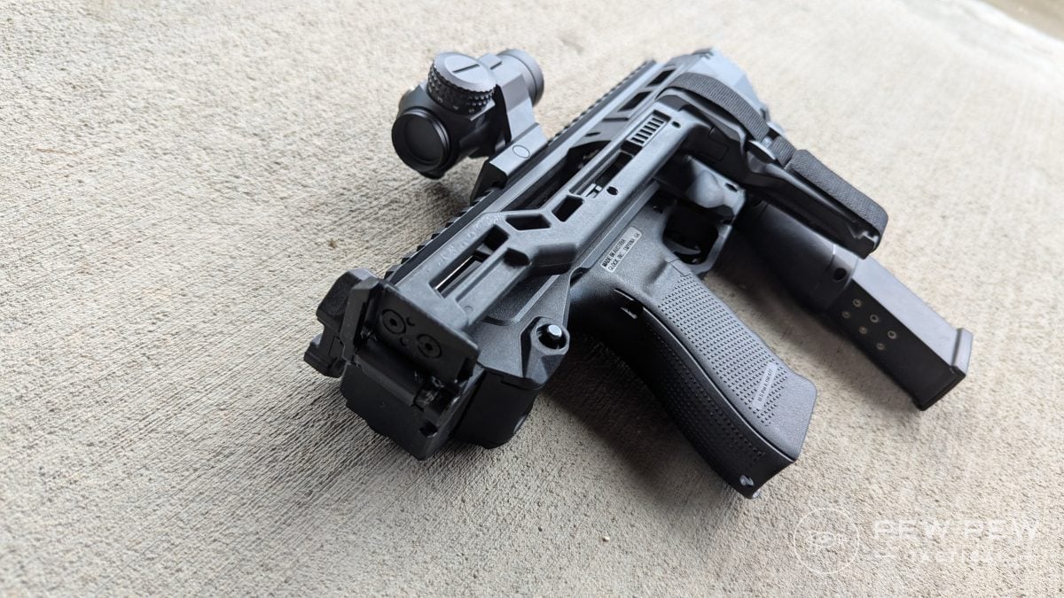 Meta Tactical MX-1 long brace folded