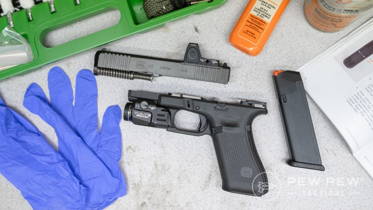 Cleaning Glock 45 Gen5 MOS