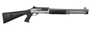 MAC 1014 Marine 12 GA semi-auto shotgun, nickel/black – $349.99 image