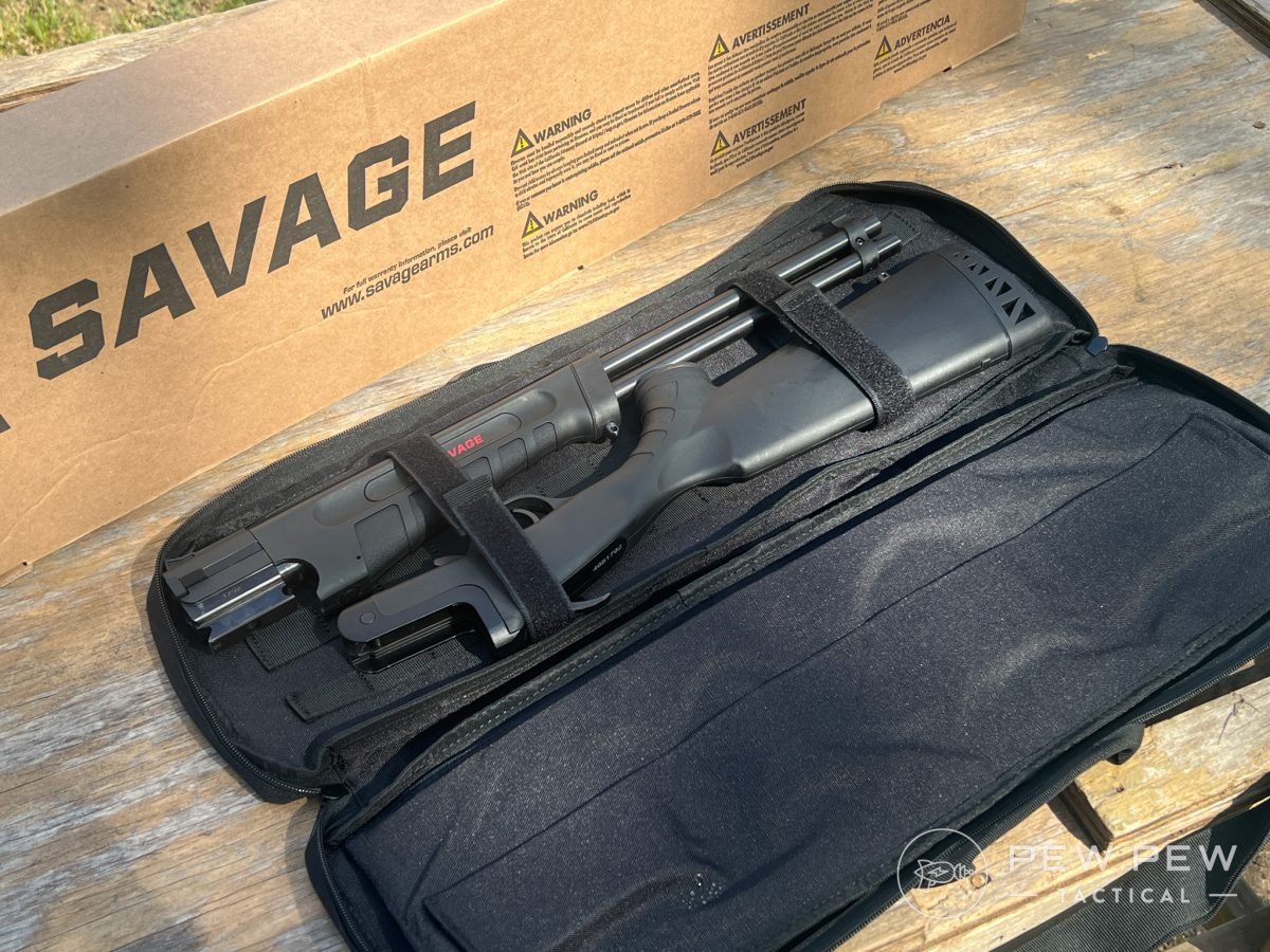 Savage 42 Takedown open bag