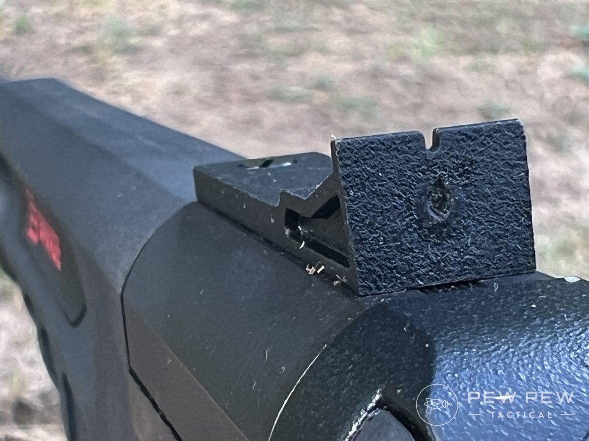 Savage 42 Takedown rear sight