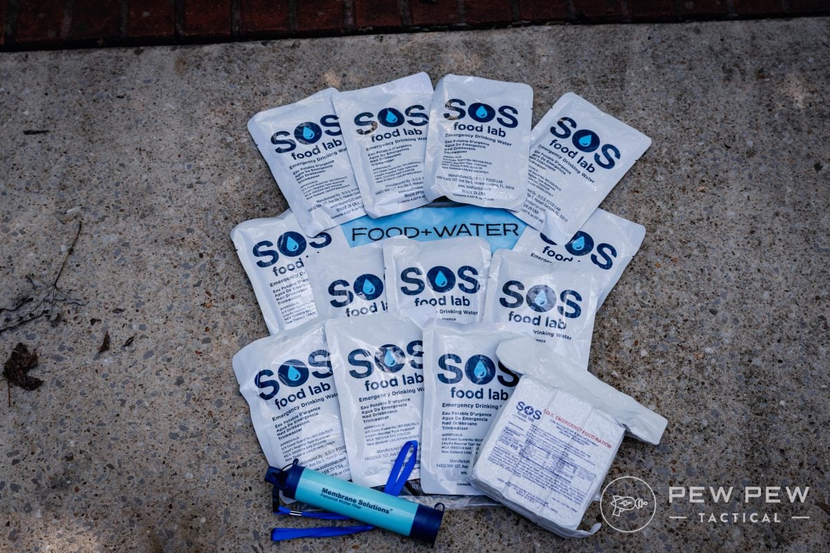 Water and Emergency Food Rations