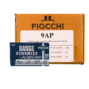 Fiocchi 9mm 115 GR FMJ ammo, 1,000rds – $0.20/rd image