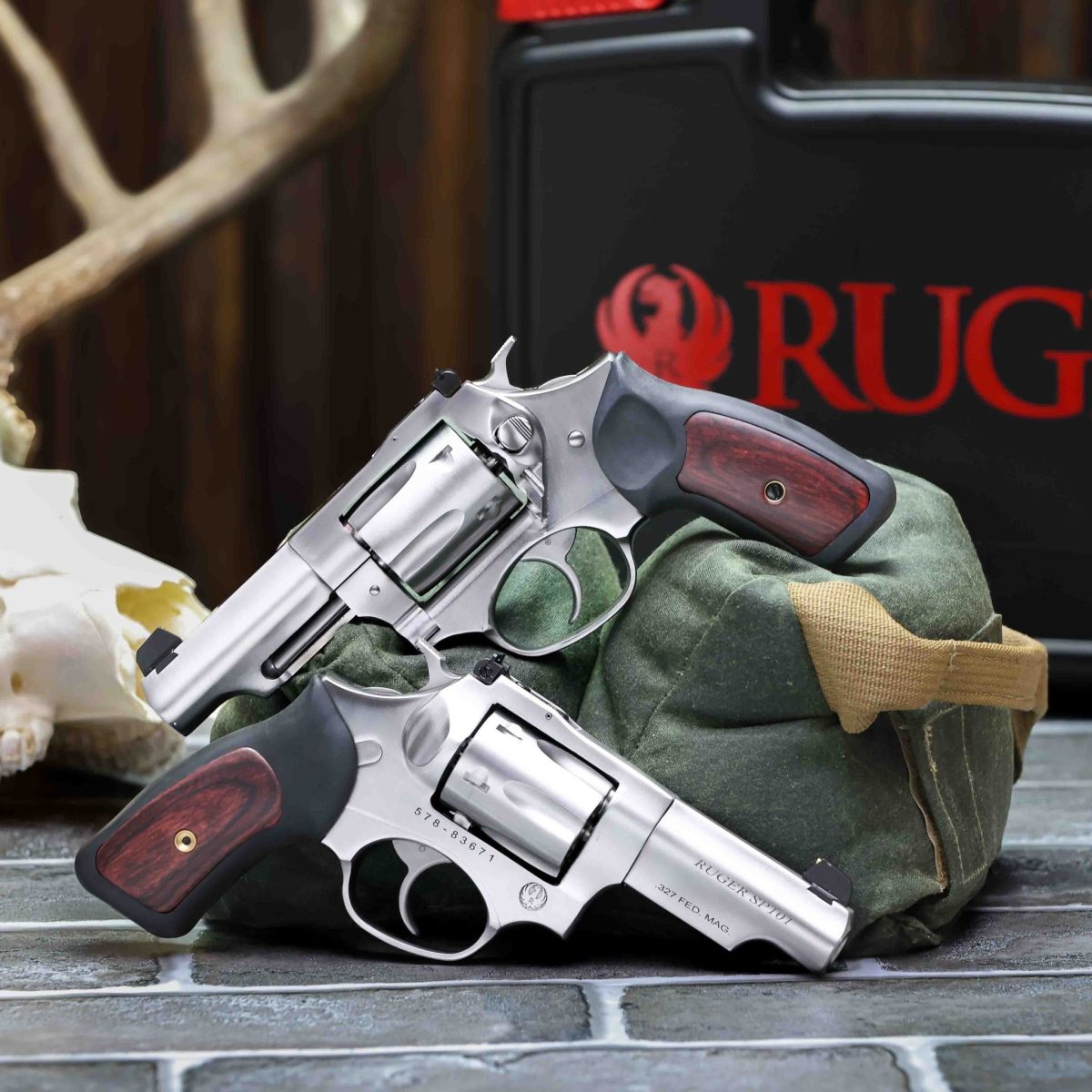 Ruger SP101 327 Federal Half Lug