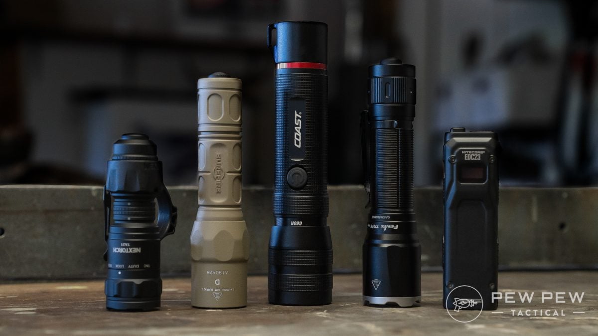 Tactical flashlights