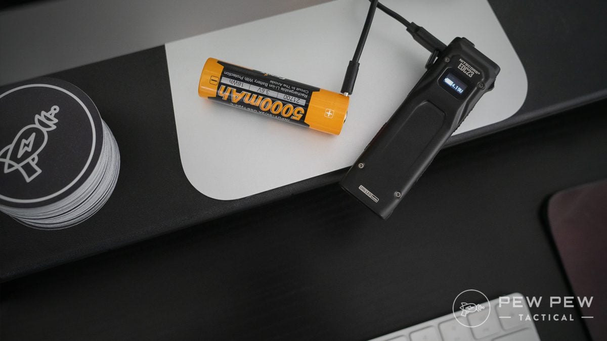 Recharging tactical flashlights