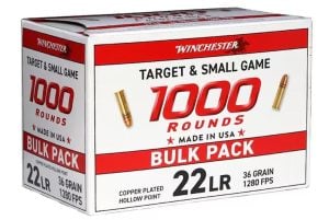 Winchester .22LR 36 GR plated hollow point ammo, 2000rds – $105.99 (Free Shipping) image