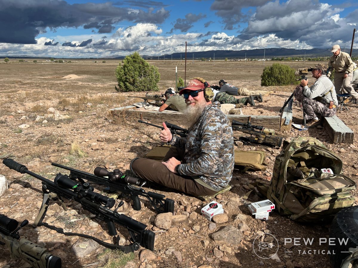 Gunsite PR7 thumbs up