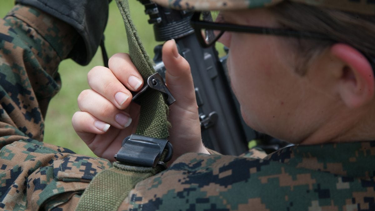 USMC parade sling for rifle qual