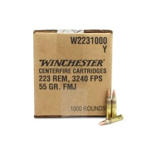 Winchester Lake City 5.56 NATO 55GR M193 FMJ ammo, 1000rds – $418.29 w/code “6OFF ($368.29 after rebate) image
