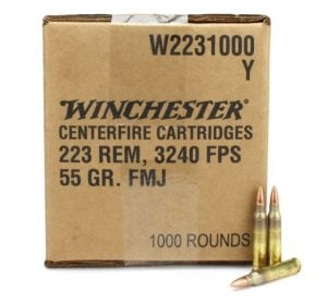 Winchester Lake City 5.56 NATO 55GR M193 FMJ ammo, 1000rds – $409.39 w/ code “CYBER8” ($359.39 After $50 MIR) image