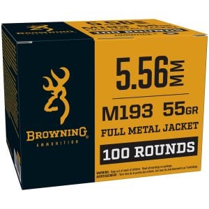 Browning M193 Lake City 5.56x45mm NATO 55 GR FMJ ammo, 1000rds – $435.00 (Free Shipping) image