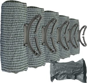 Israeli Style Emergency Bandage 6″ Compression Bandage/Emergency Wound Dressing, 5 Pack – $24.69 image