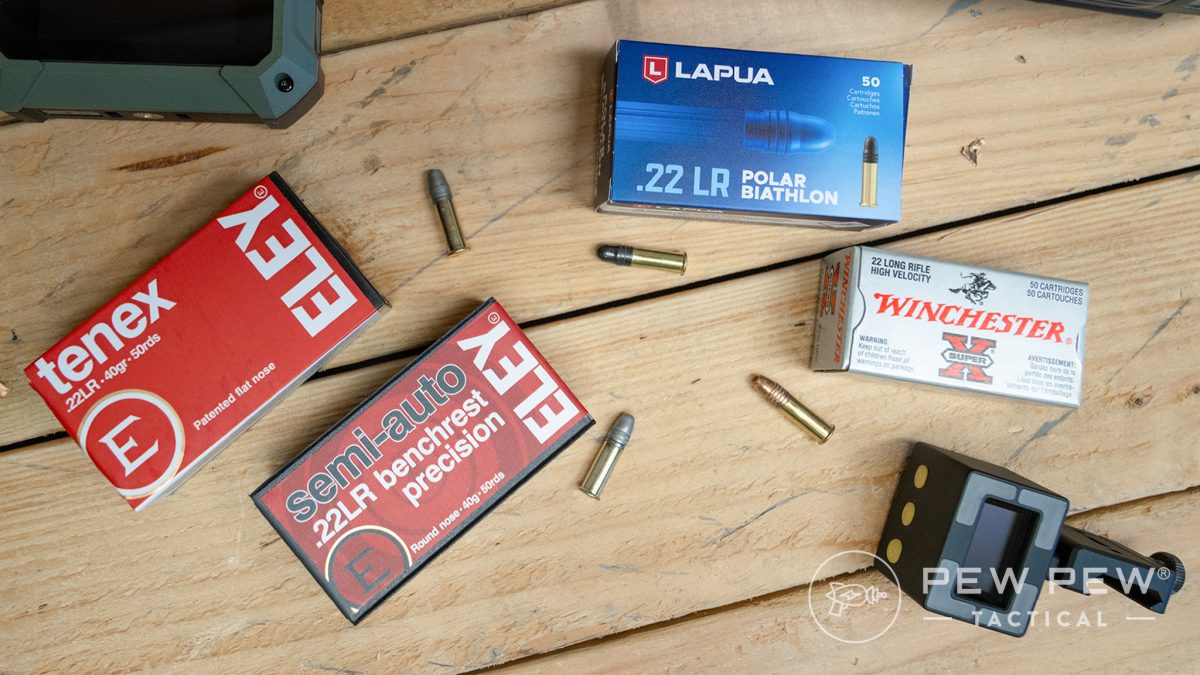 Precision .22 LR ammo