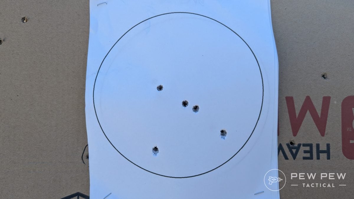 BCA BC-15 7.62x39mm grouping