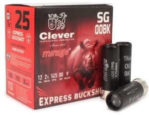 Clever Express Buckshot 12 GA 2.75″ 00 Buck 9 Pellet, 250rds – $110.31 w/code “PEWPEW5” image