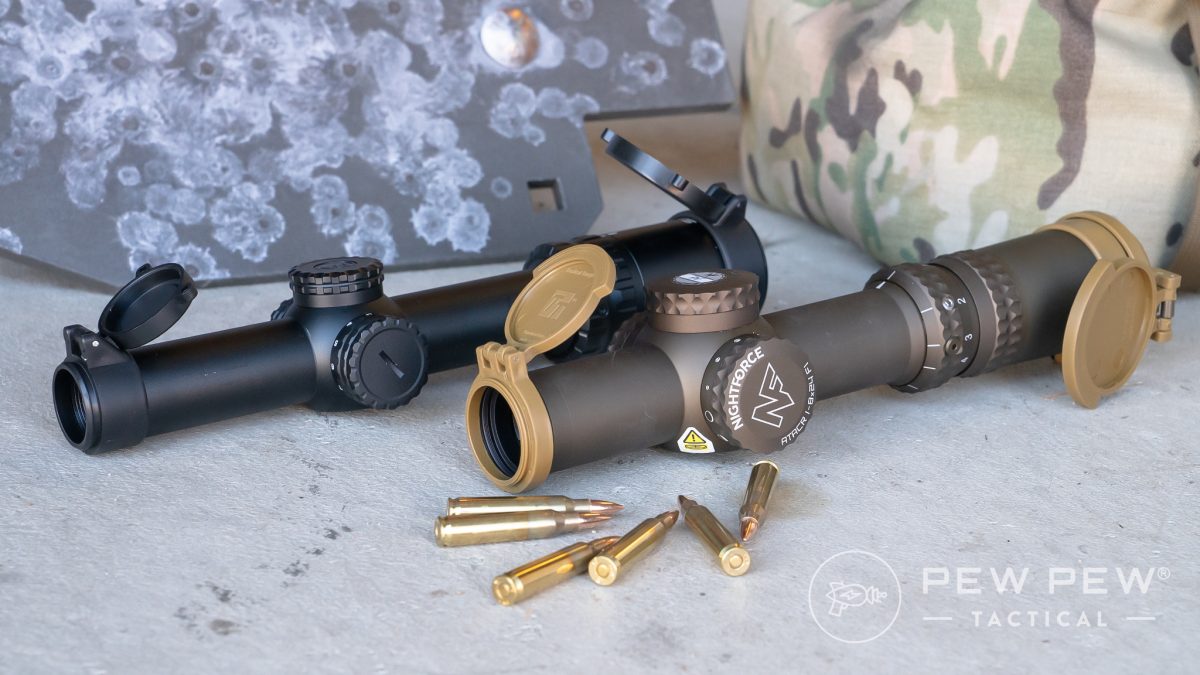Best AR-15 LPVOs 2026: Nightforce ATACR 1-8x24 F1, Primary Arms SLx 1-6x24