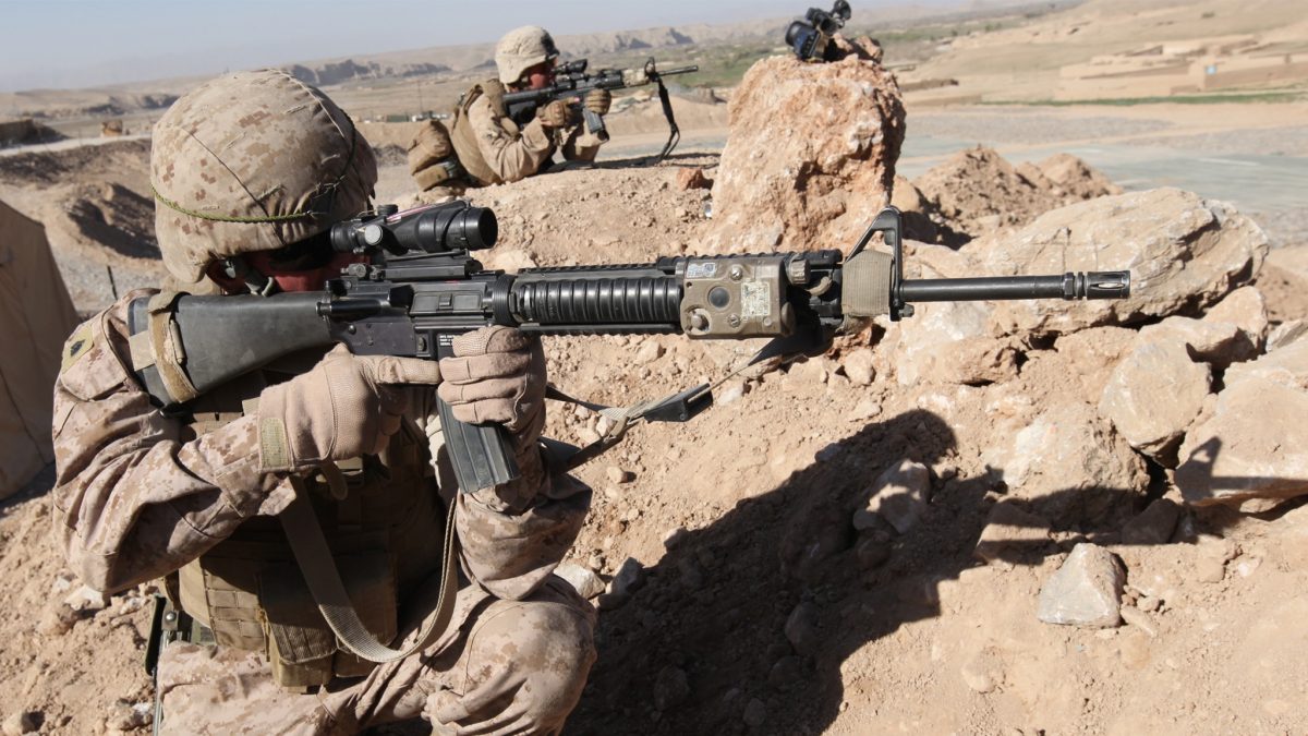 M16A4 and Trijicon RCO in Afghanistan