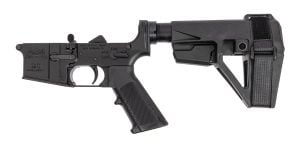 PSA PA15 Classic Complete AR-15 Pistol Lower, SBA5 Brace – $189.99 image
