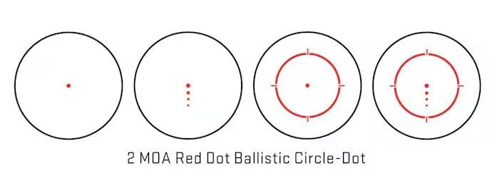 Sig Romeo8T-AMR Reticles