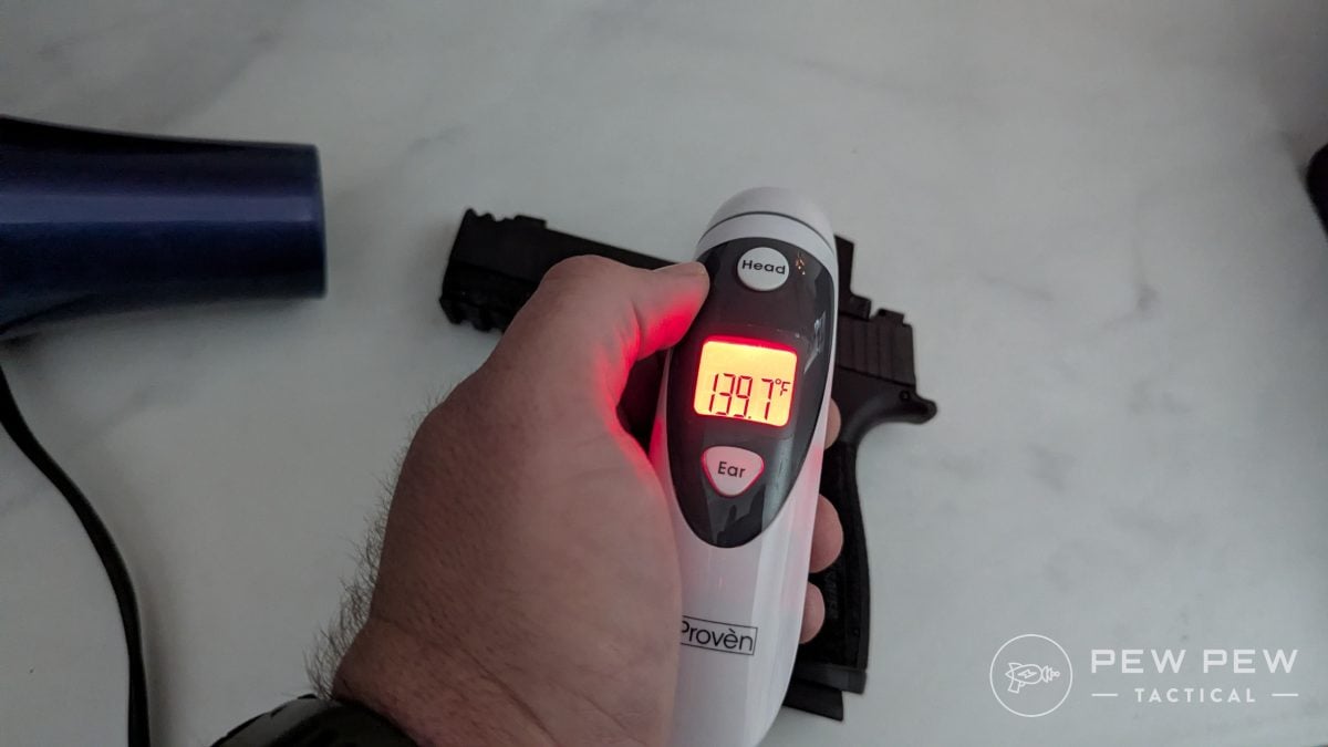 Vortex Defender-CCW Enclosed Heat Test
