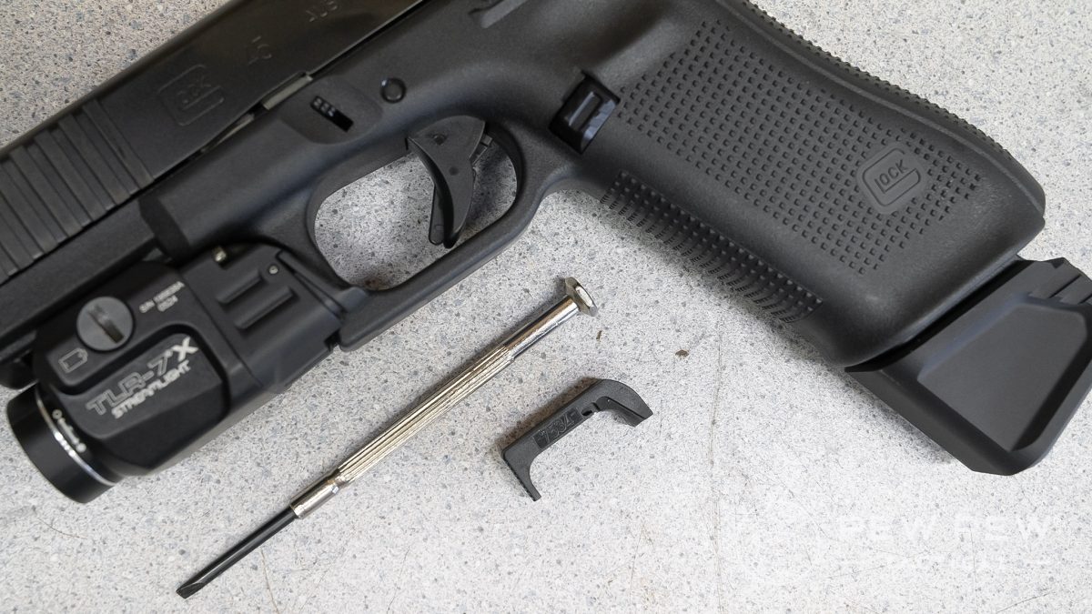 How to install a Glock extended magazine release